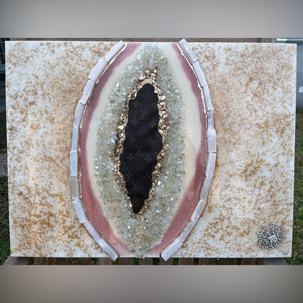 Resin art geode
